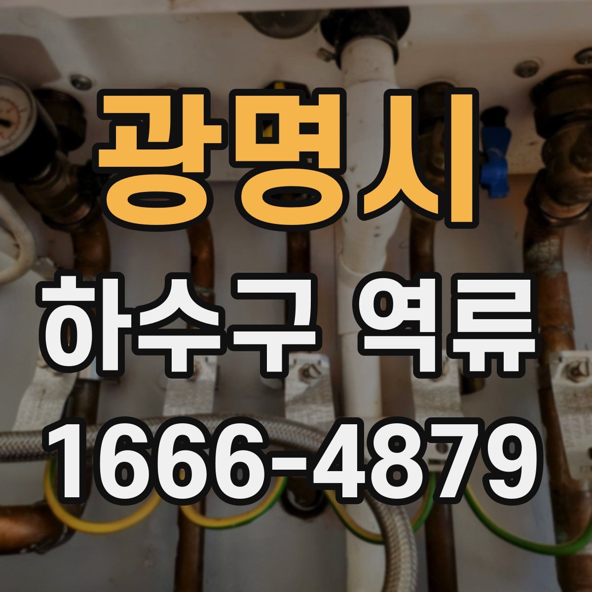 광명시 하수구 역류