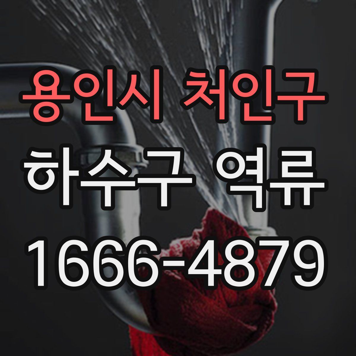 용인시 처인구 하수구 역류