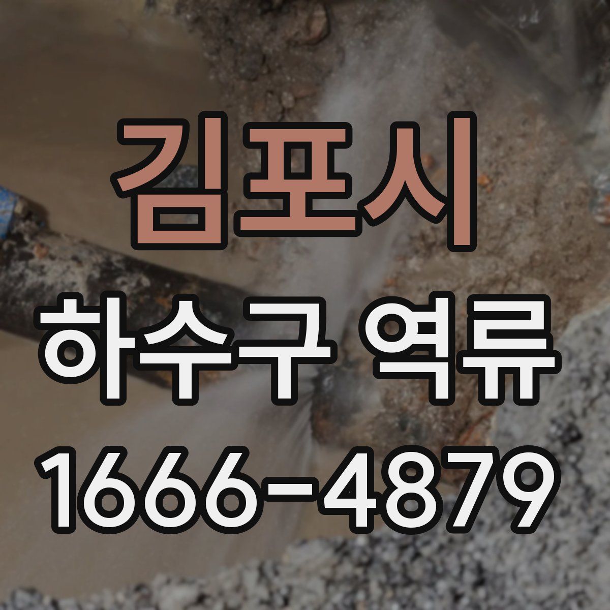 김포시 하수구 역류