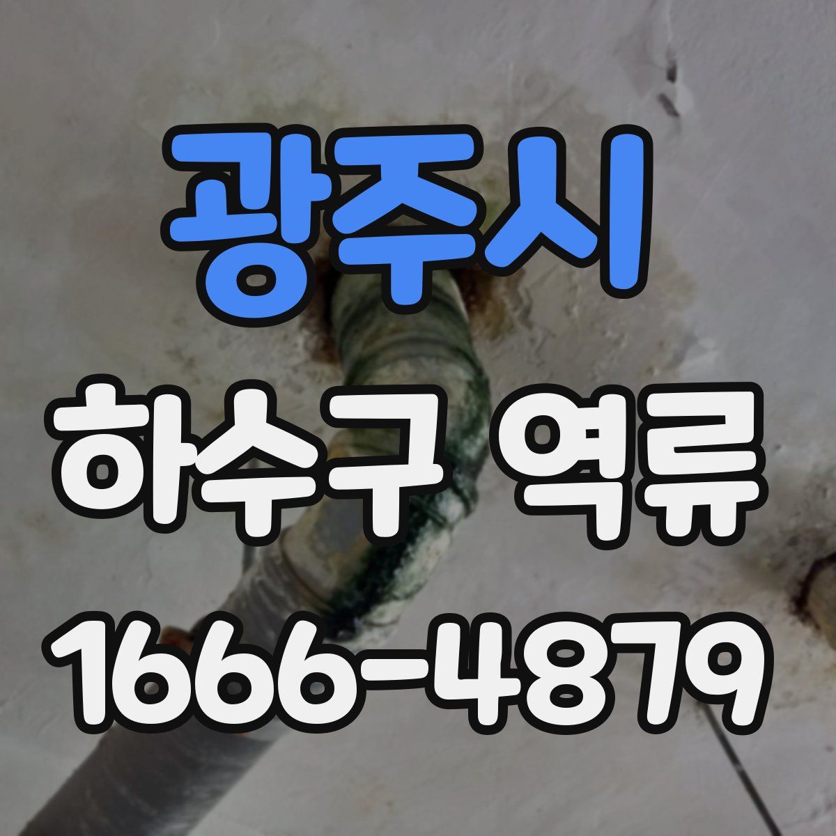 광주시 하수구 역류