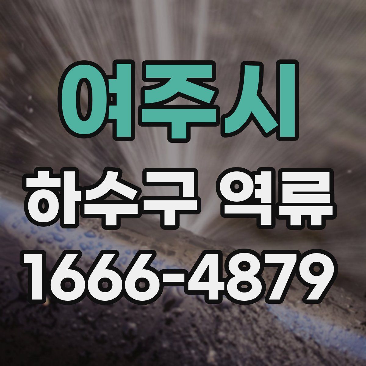 여주시 하수구 역류