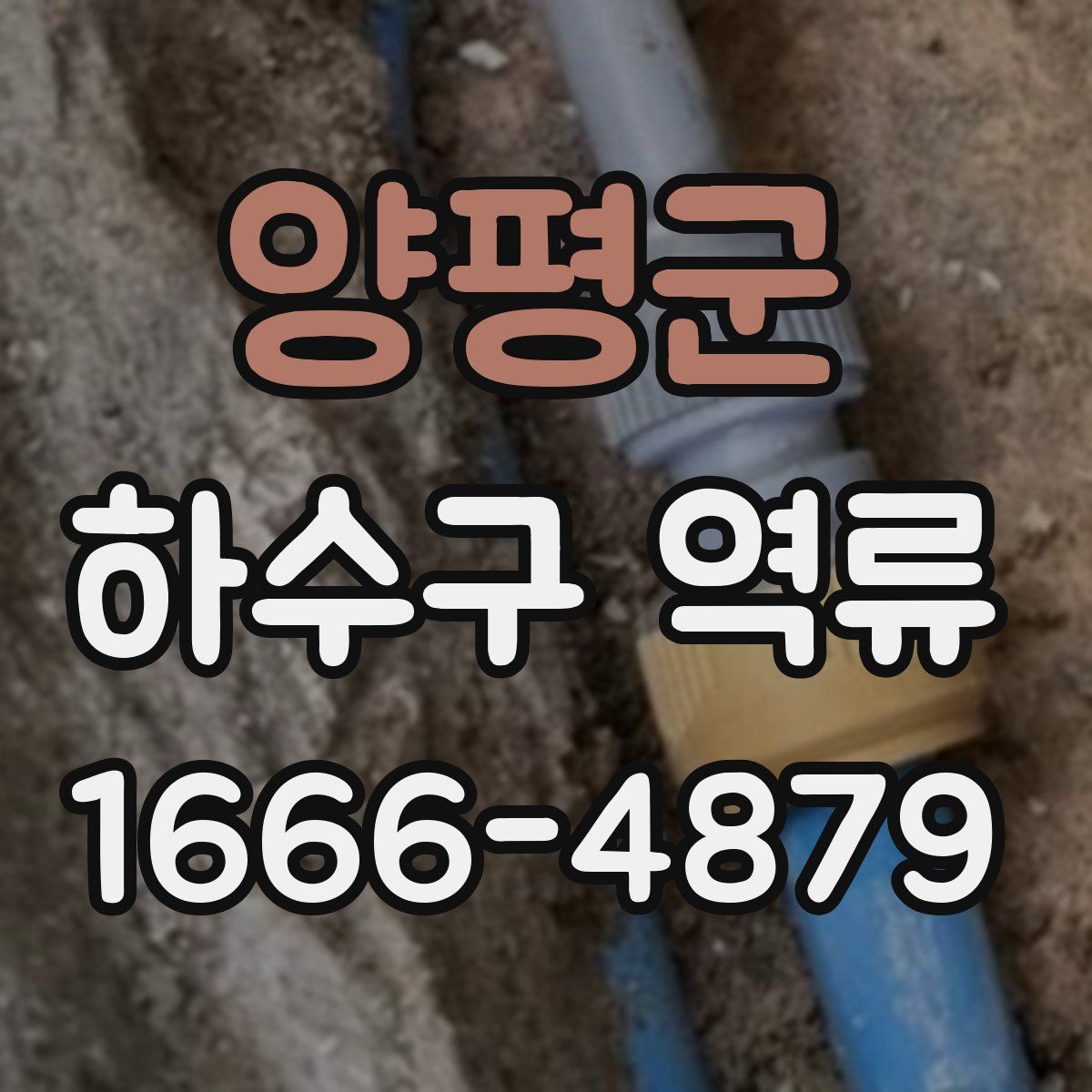 양평군 하수구 역류