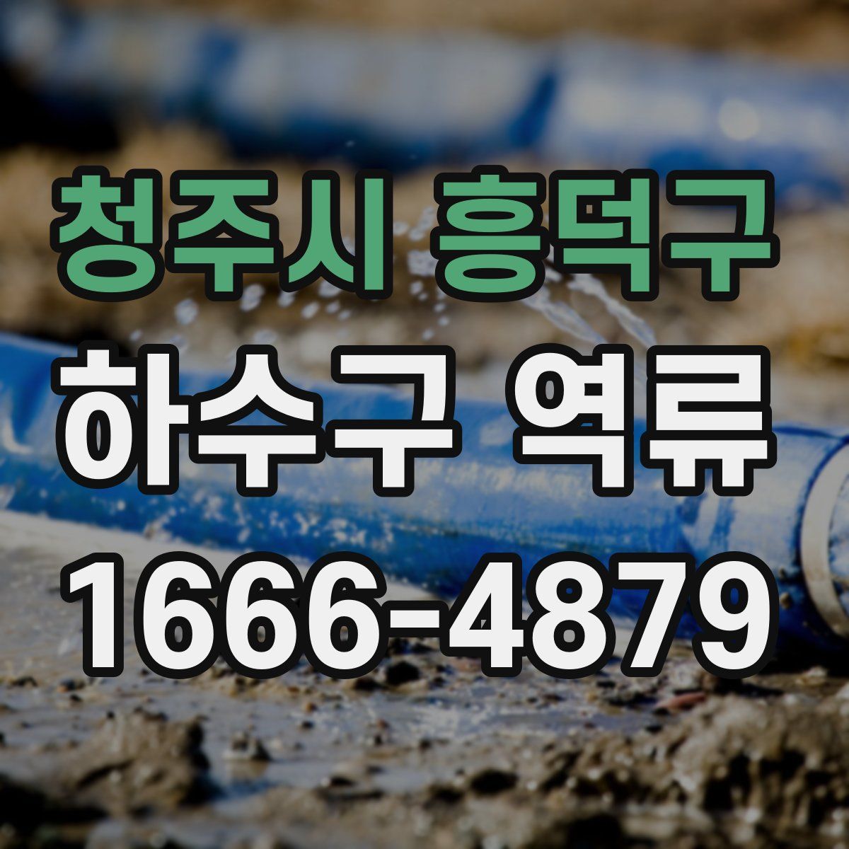 청주시 흥덕구 하수구 역류