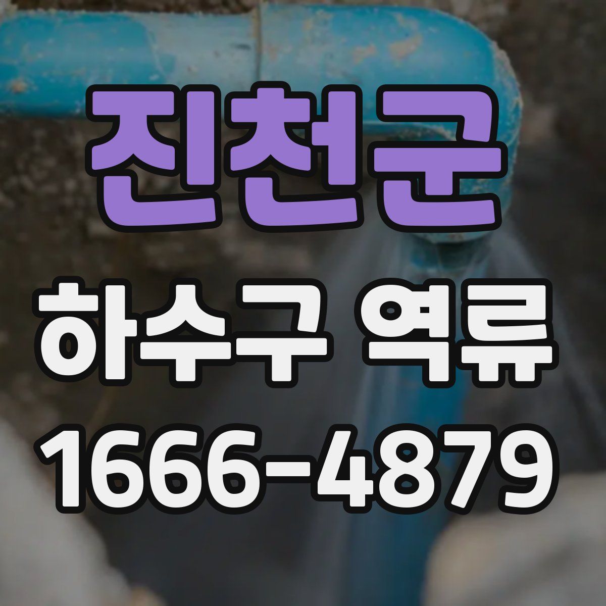 진천군 하수구 역류