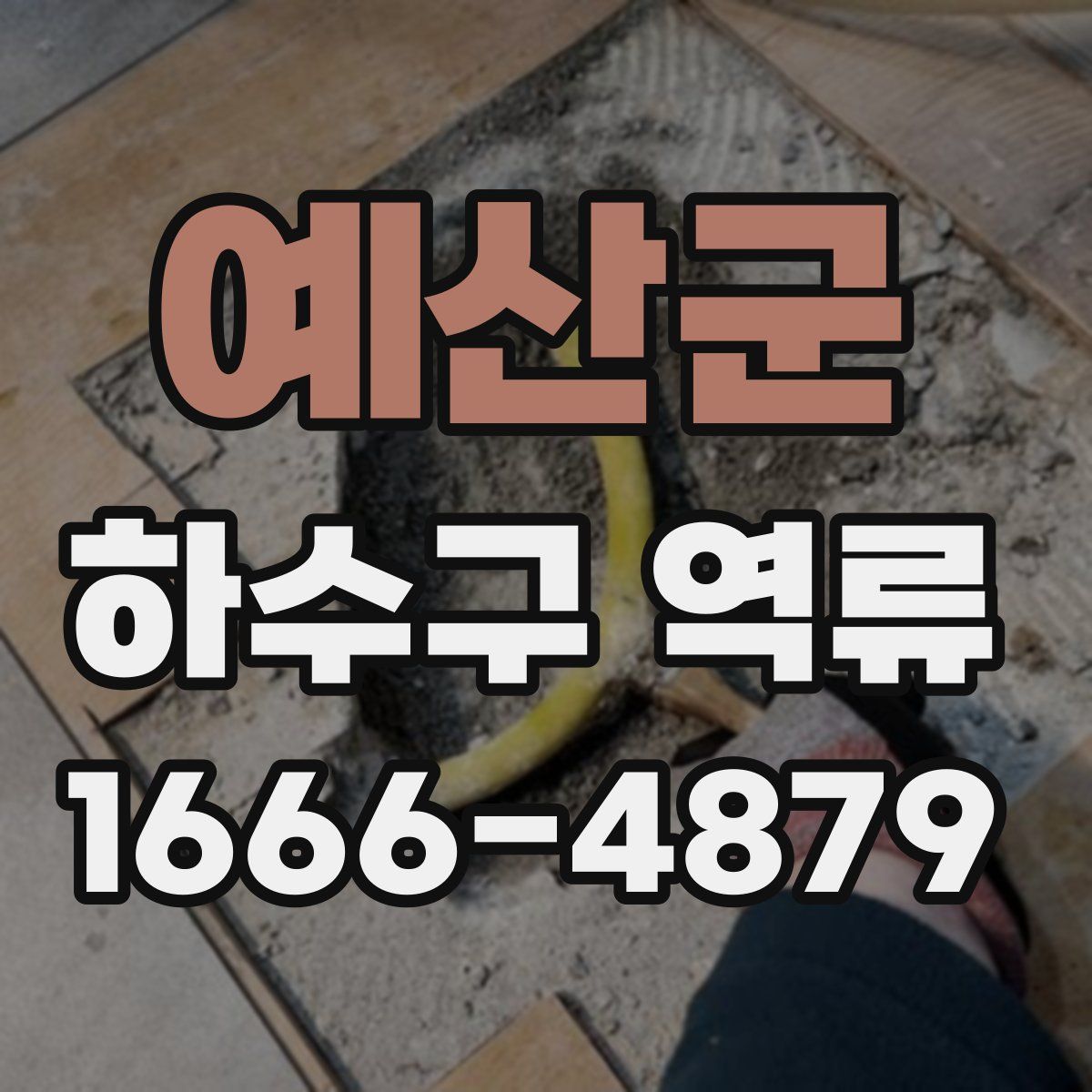 예산군 하수구 역류