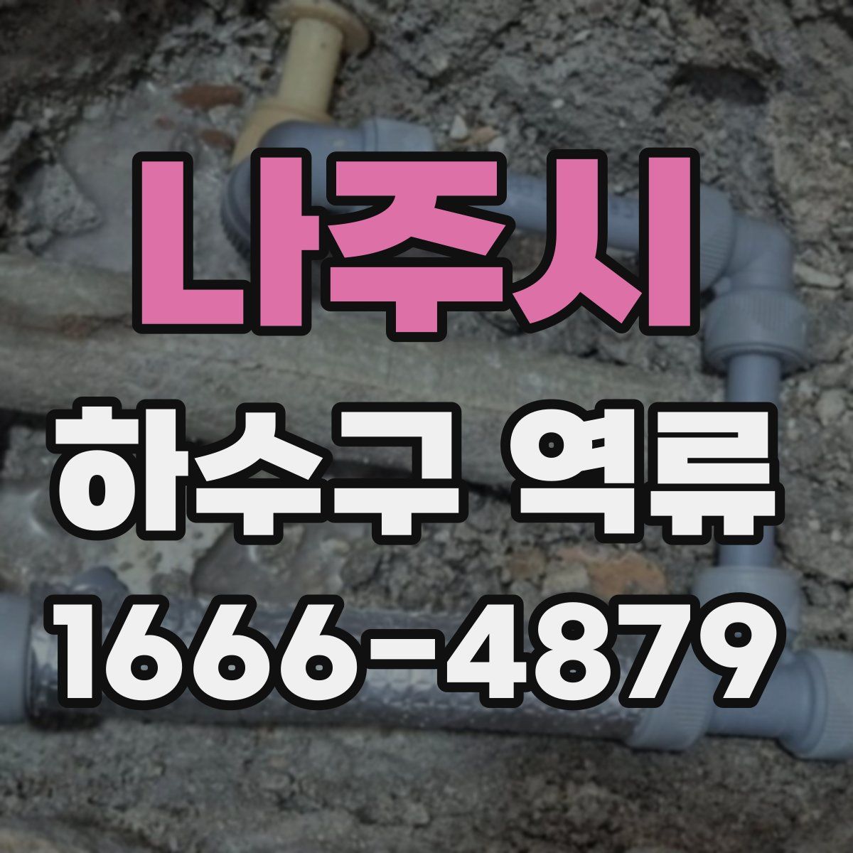 나주시 하수구 역류