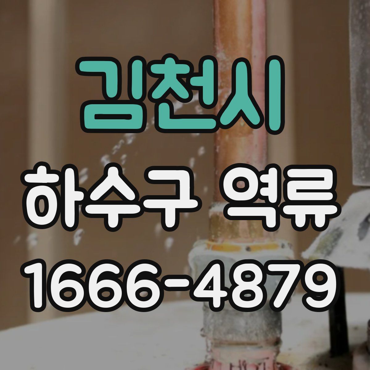 김천시 하수구 역류