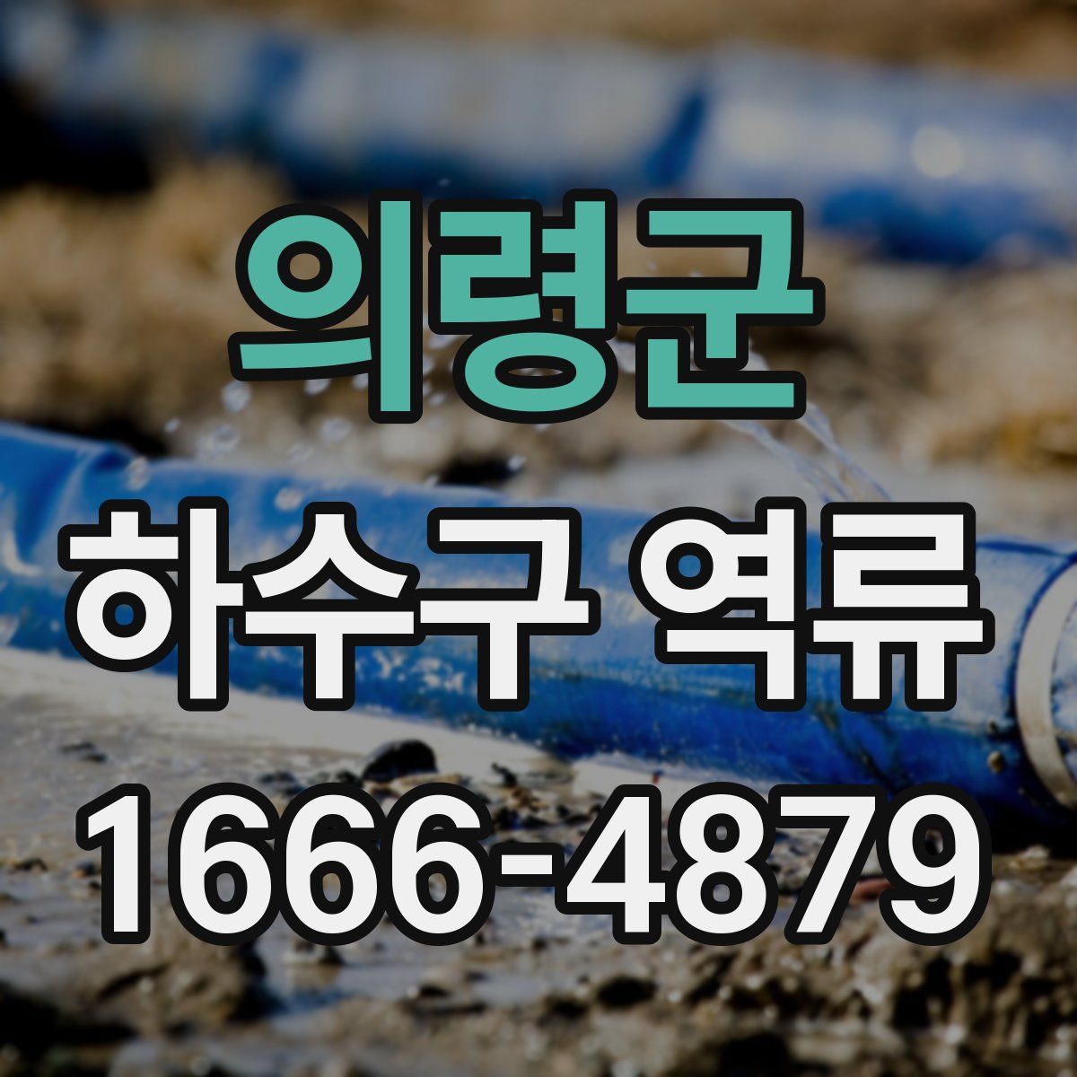 의령군 하수구 역류