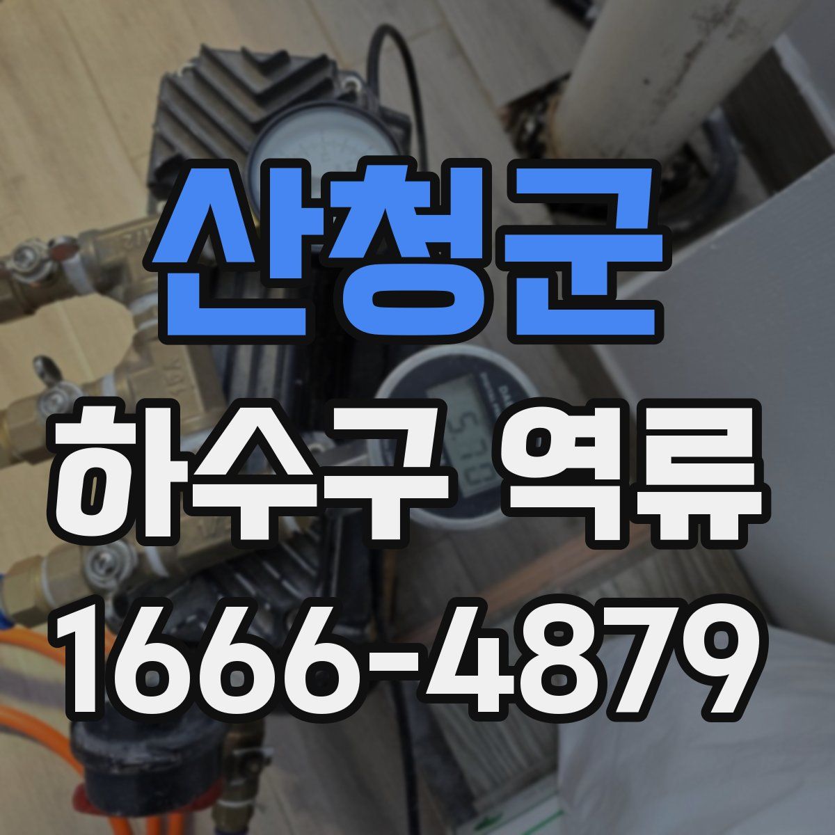 산청군 하수구 역류