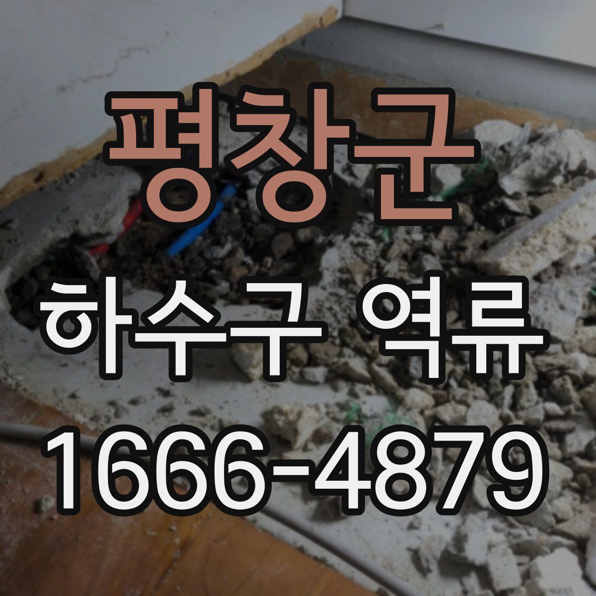 평창군 하수구 역류