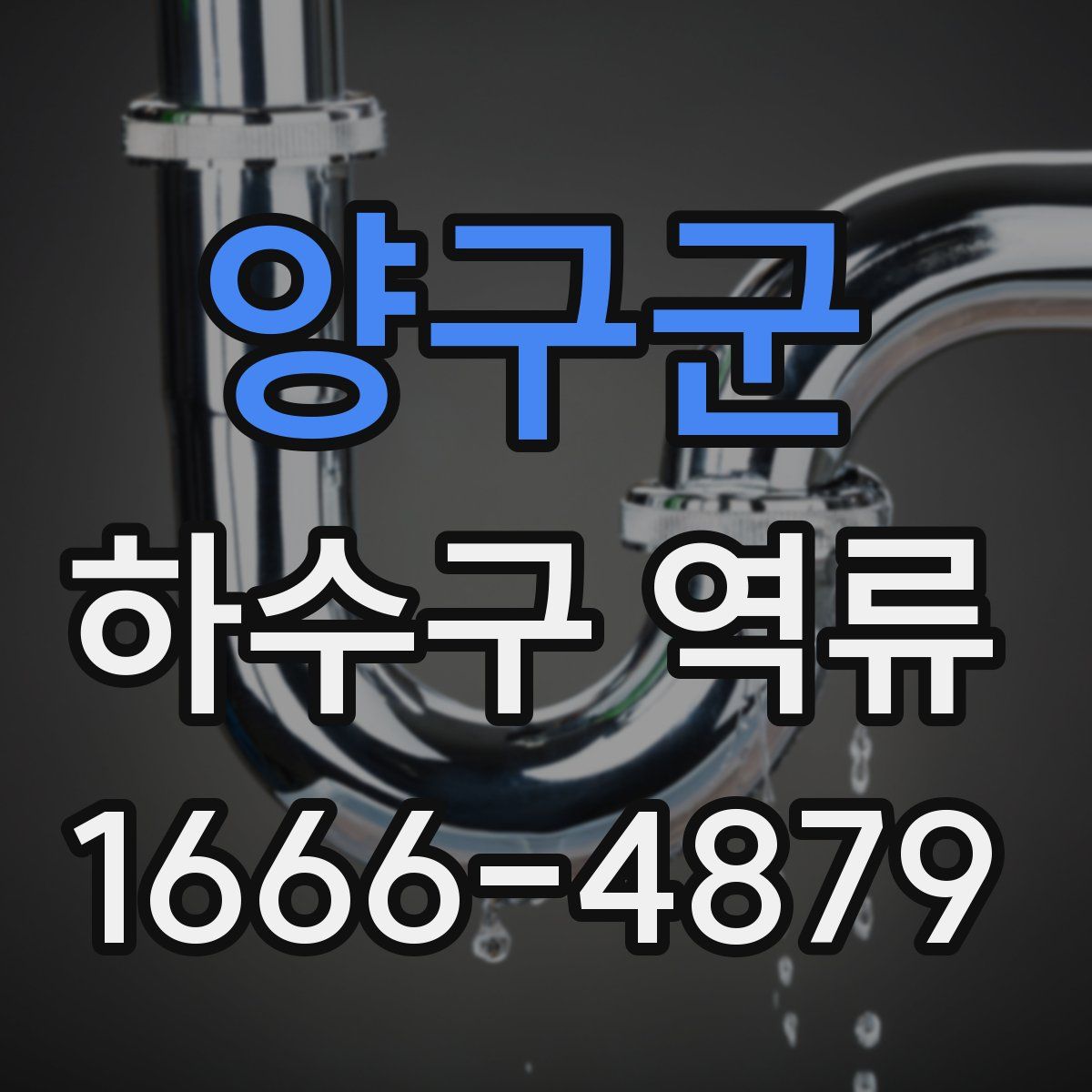 양구군 하수구 역류