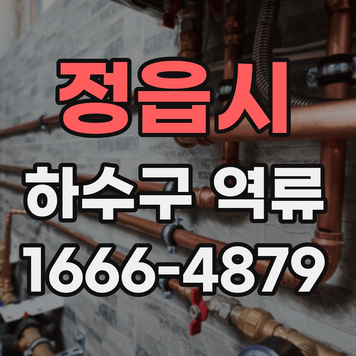 정읍시 하수구 역류