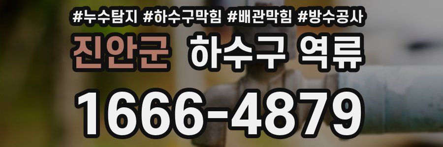 진안군 하수구 역류