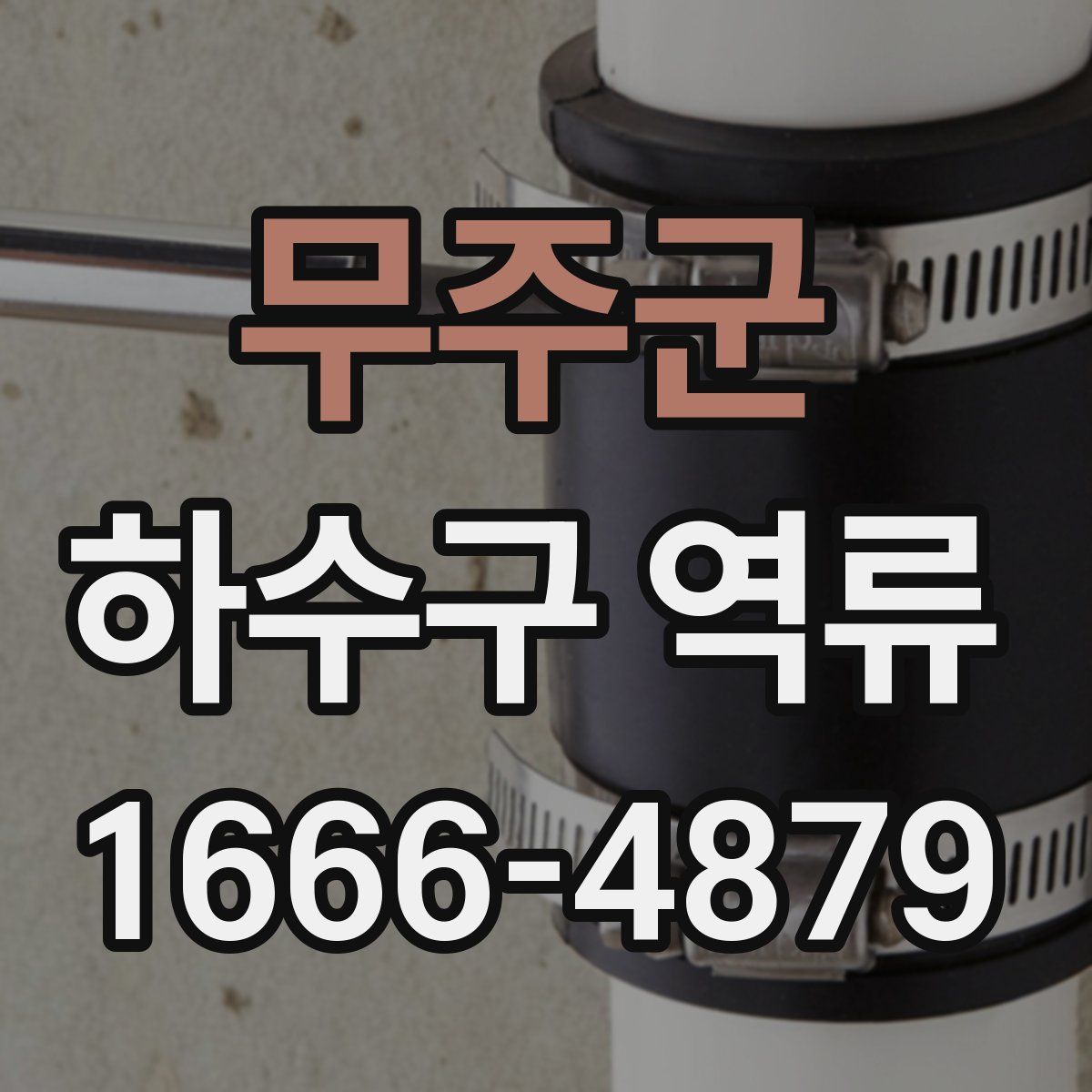 무주군 하수구 역류