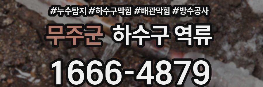 무주군 하수구 역류