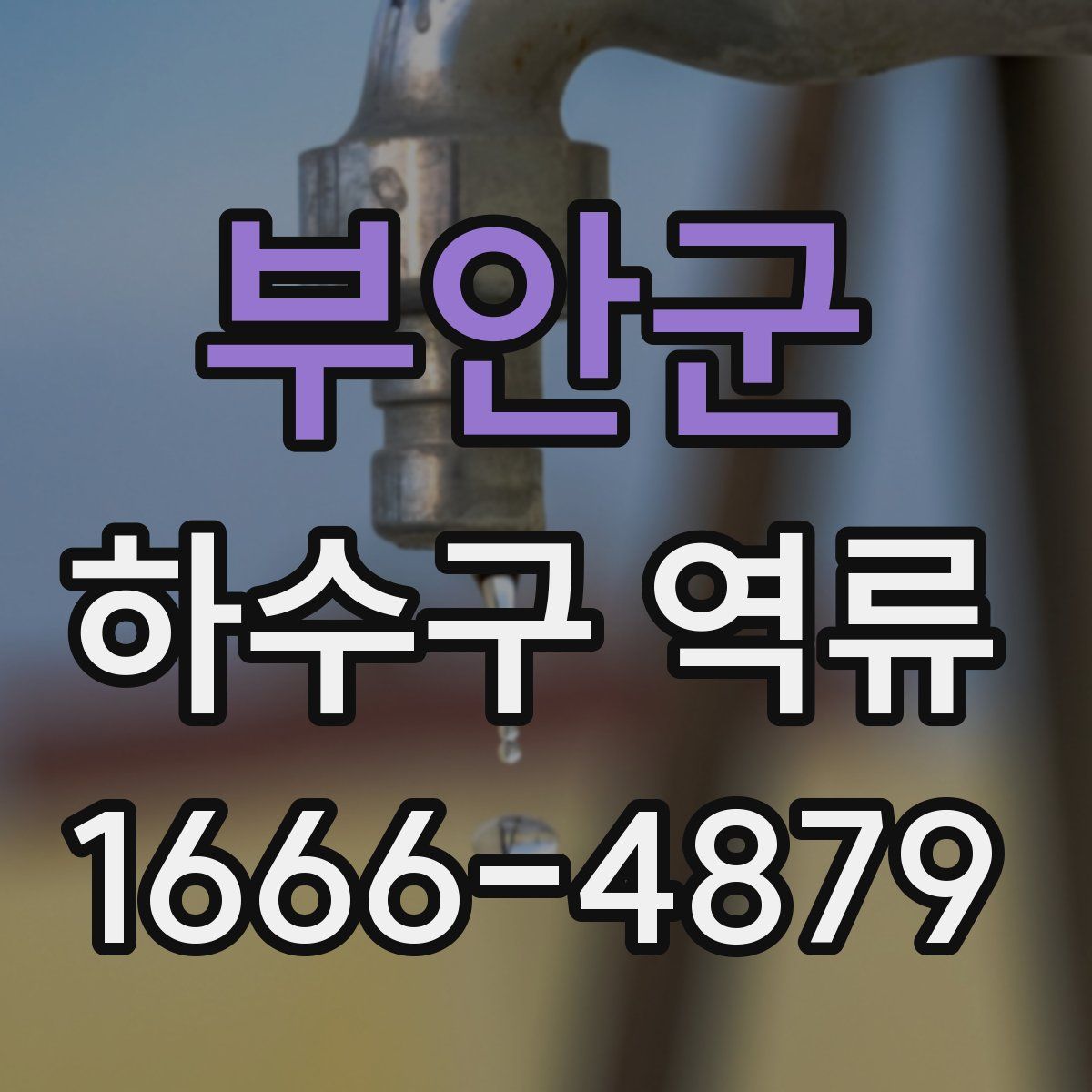 부안군 하수구 역류