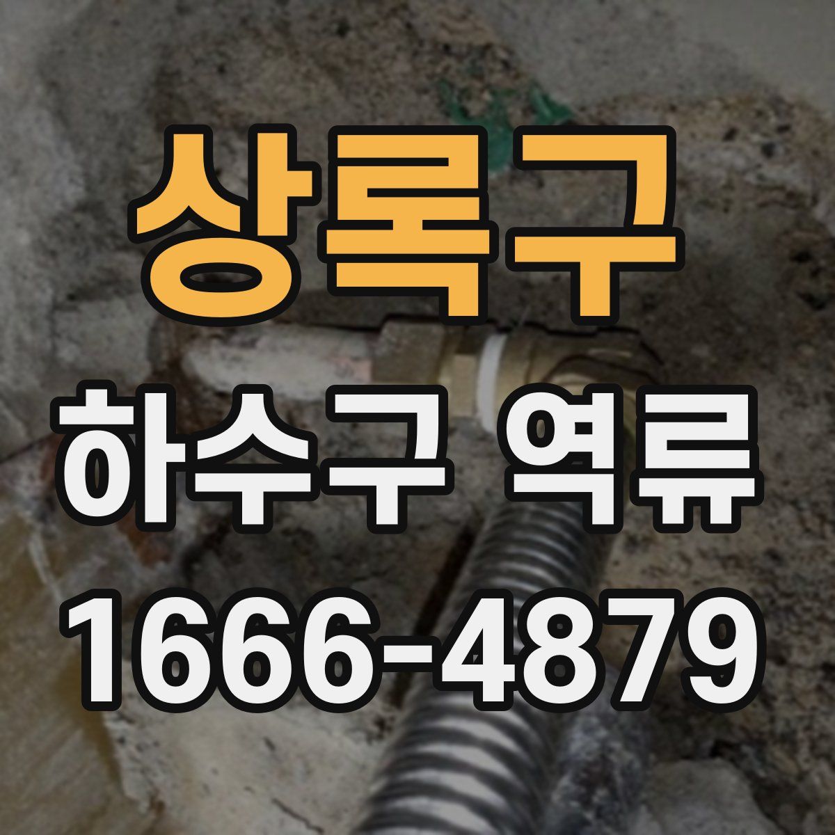 상록구 하수구 역류