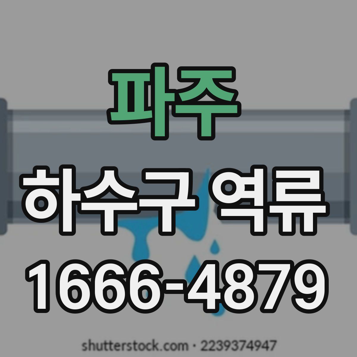 파주 하수구 역류