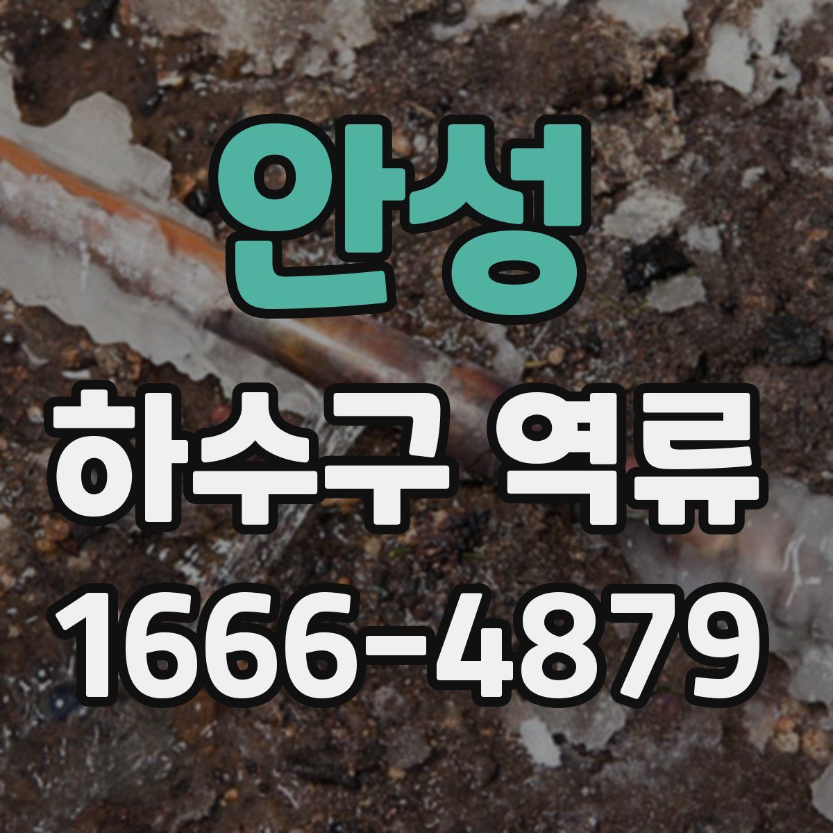 안성 하수구 역류