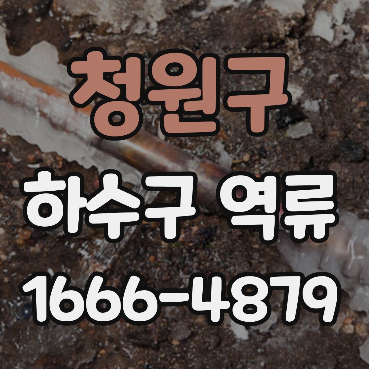 청원구 하수구 역류