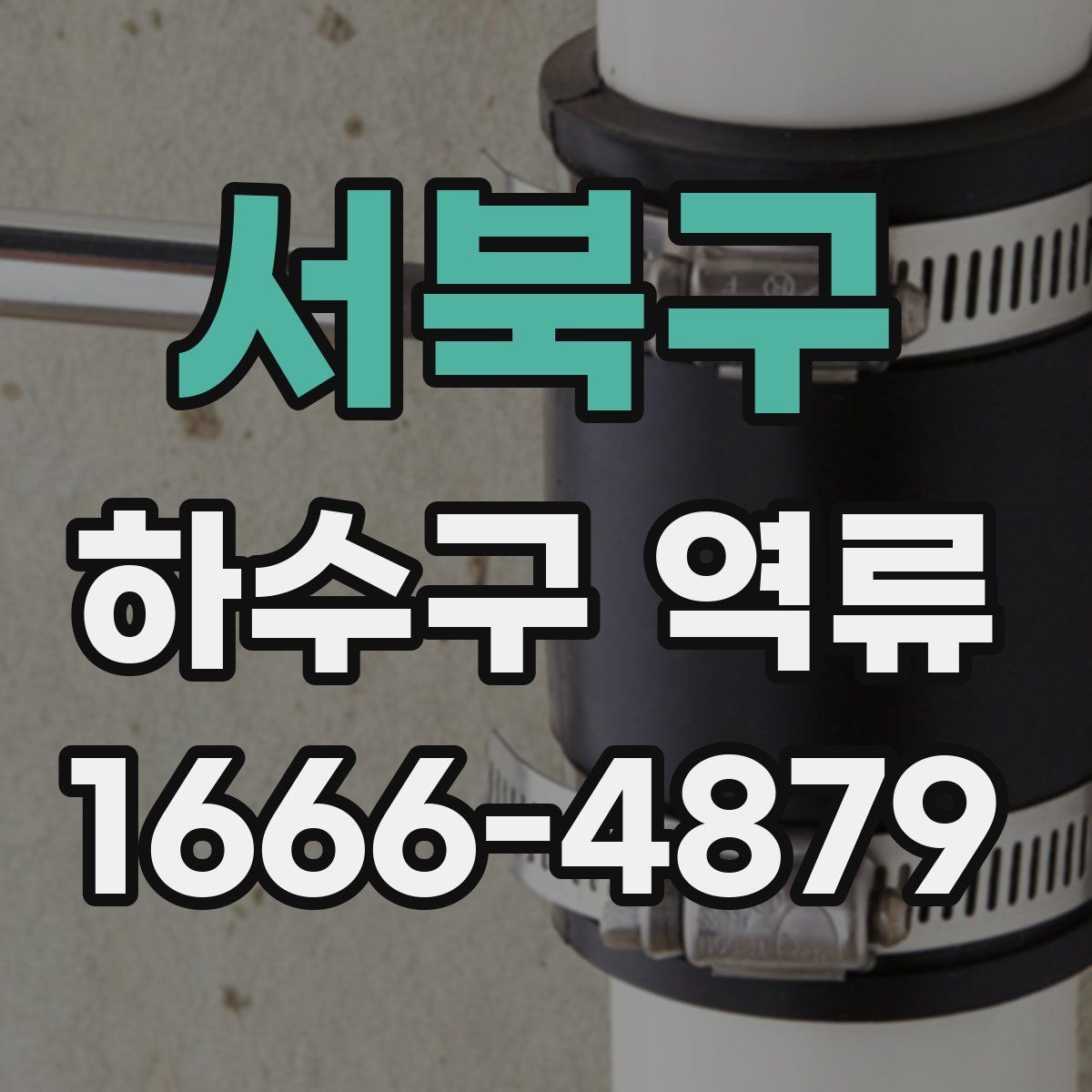 서북구 하수구 역류