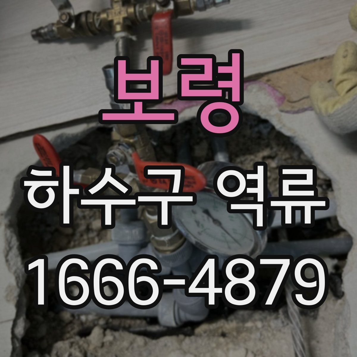 보령 하수구 역류