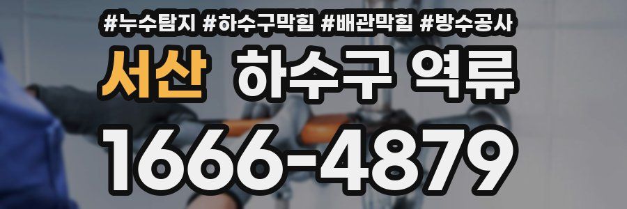 서산 하수구 역류