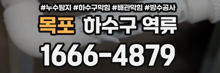 목포 하수구 역류