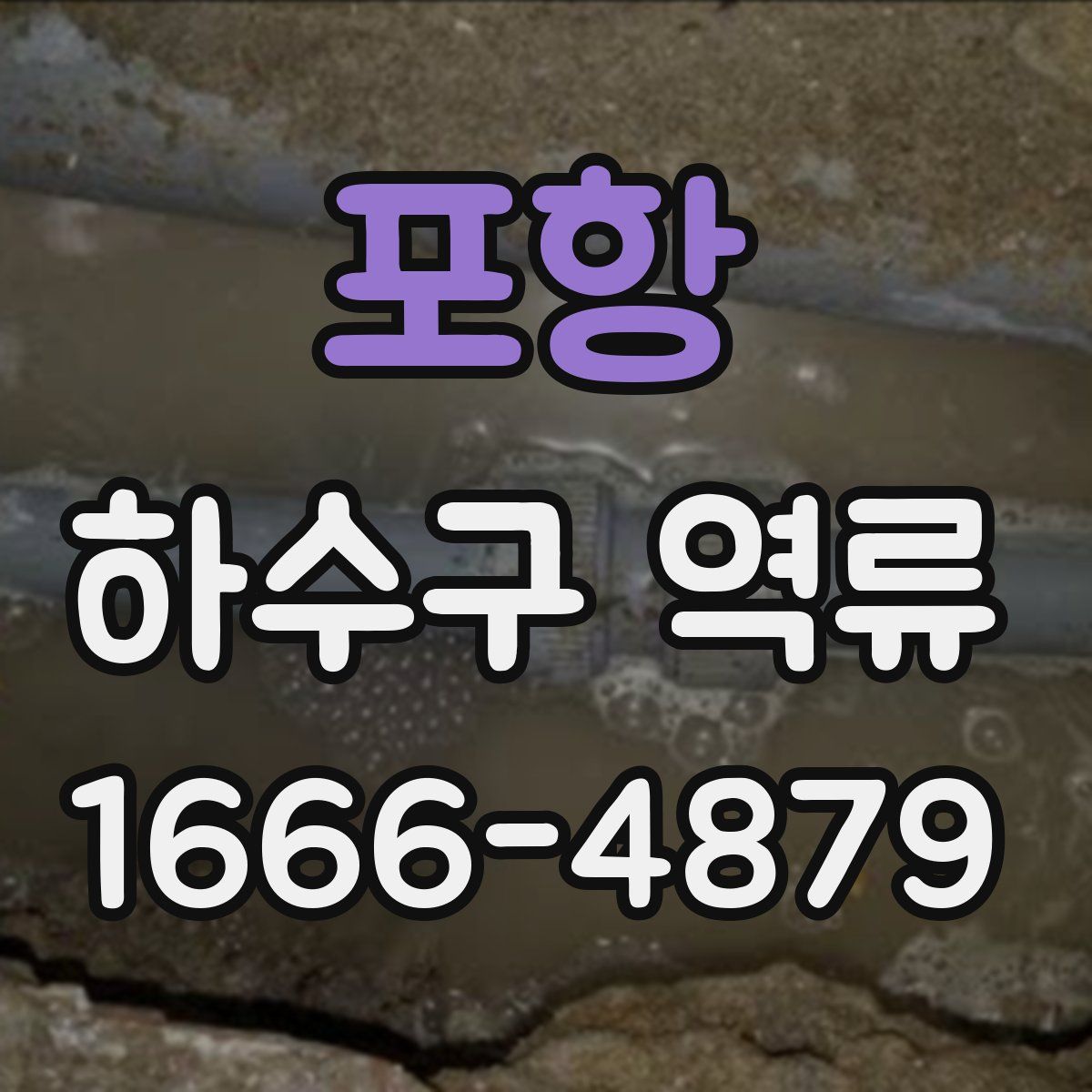 포항 하수구 역류