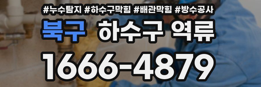 북구 하수구 역류