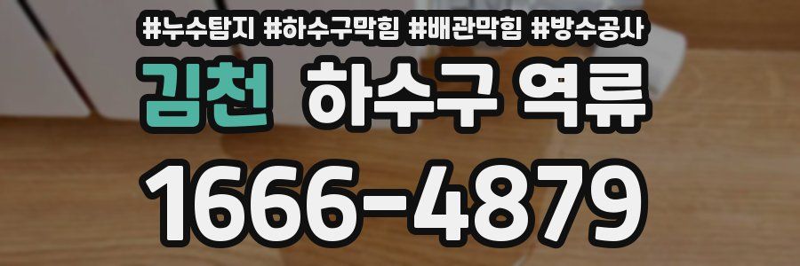 김천 하수구 역류