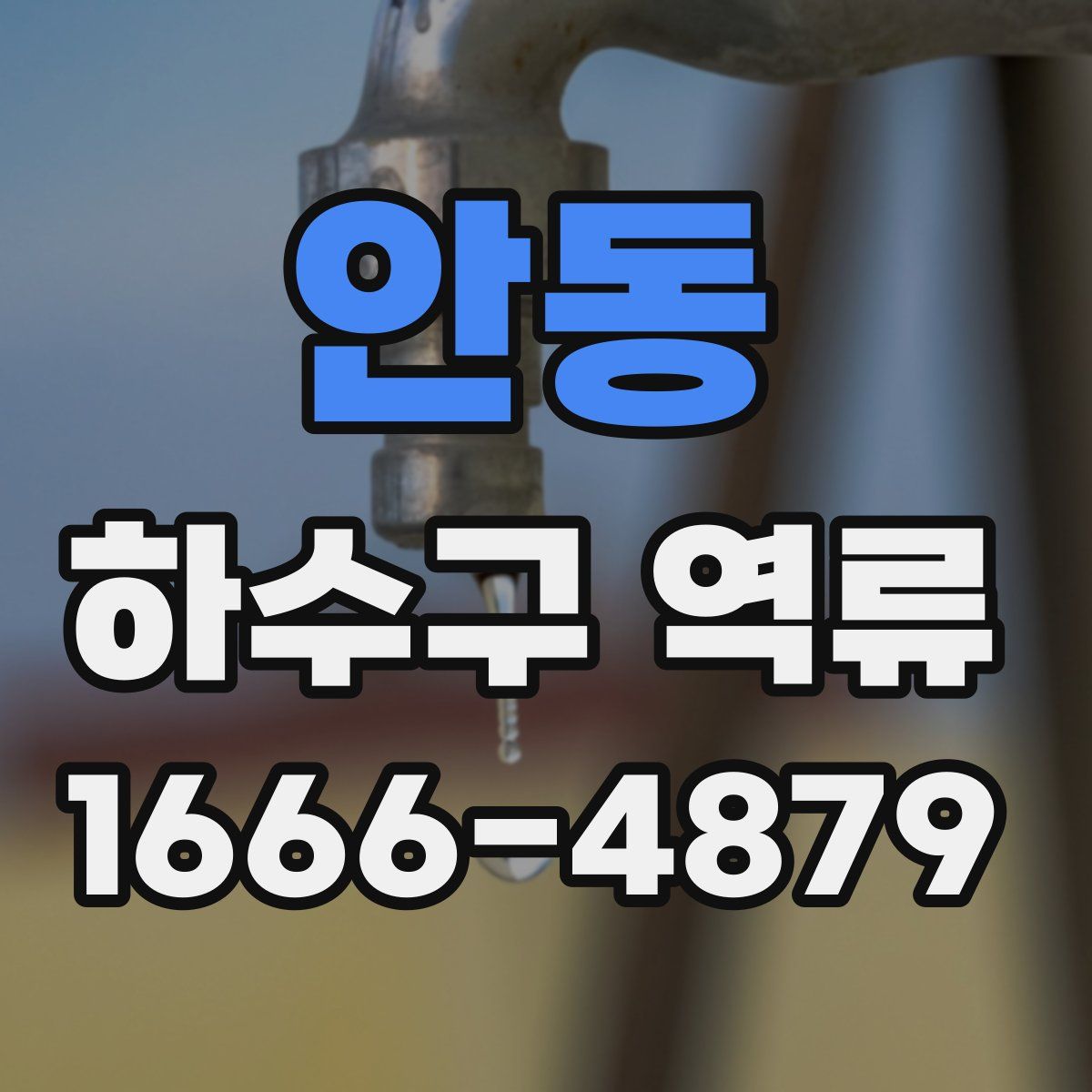 안동 하수구 역류