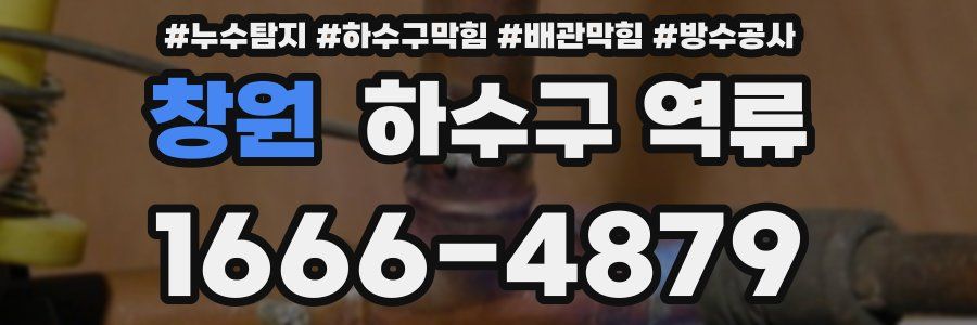 창원 하수구 역류
