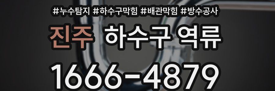 진주 하수구 역류
