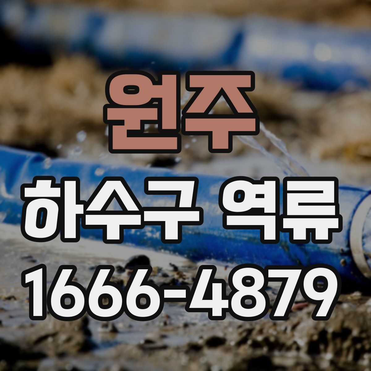 원주 하수구 역류