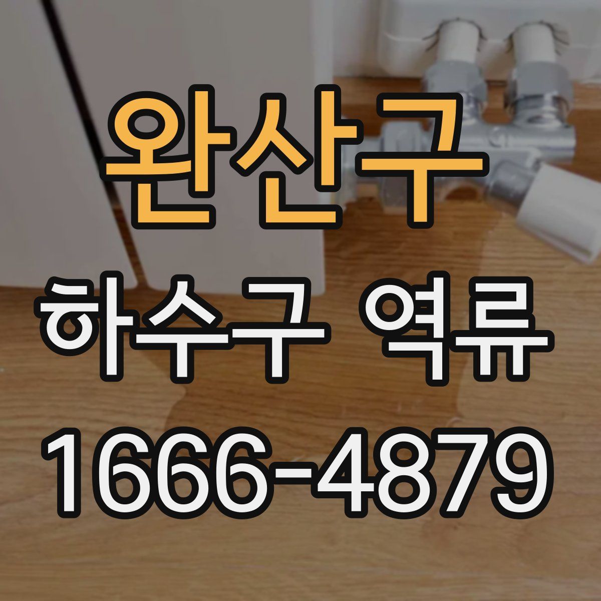 완산구 하수구 역류