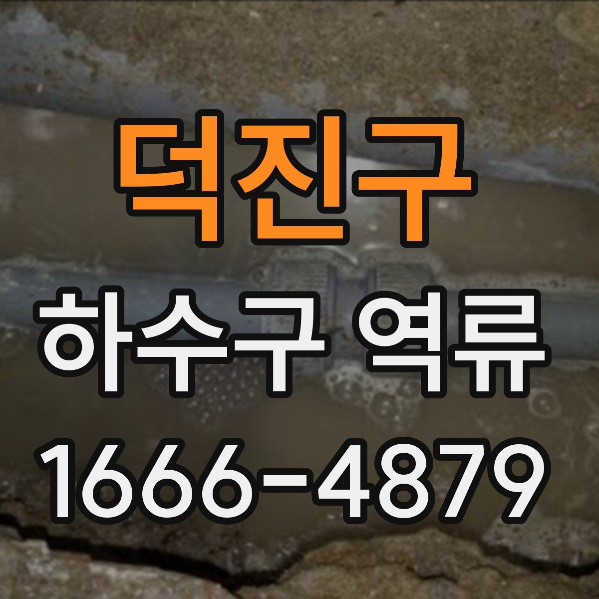 덕진구 하수구 역류