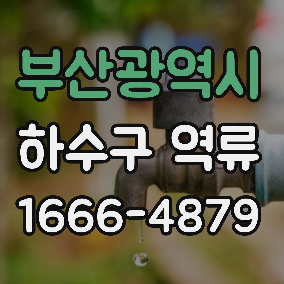 부산광역시 하수구 역류