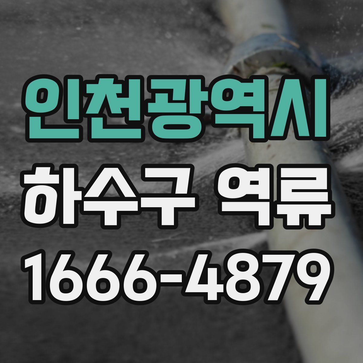 인천광역시 하수구 역류