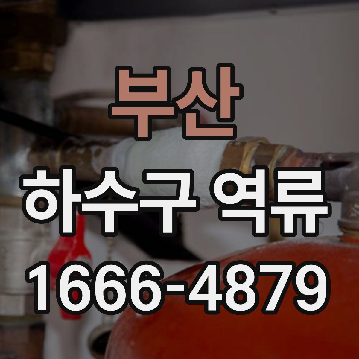 부산 하수구 역류