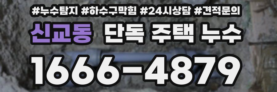 신교동 단독 주택 누수