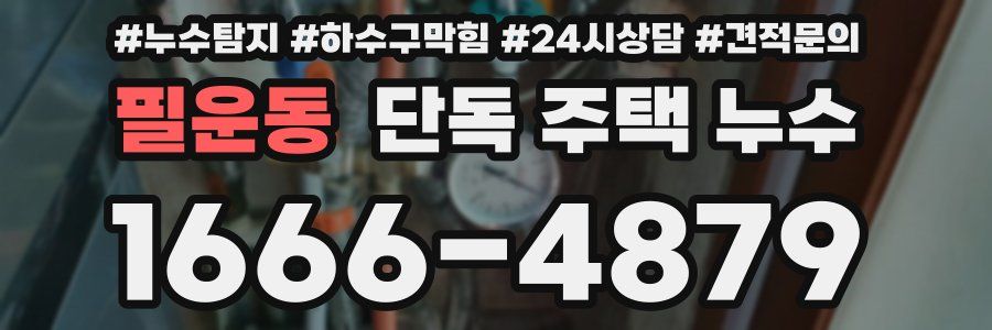 필운동 단독 주택 누수