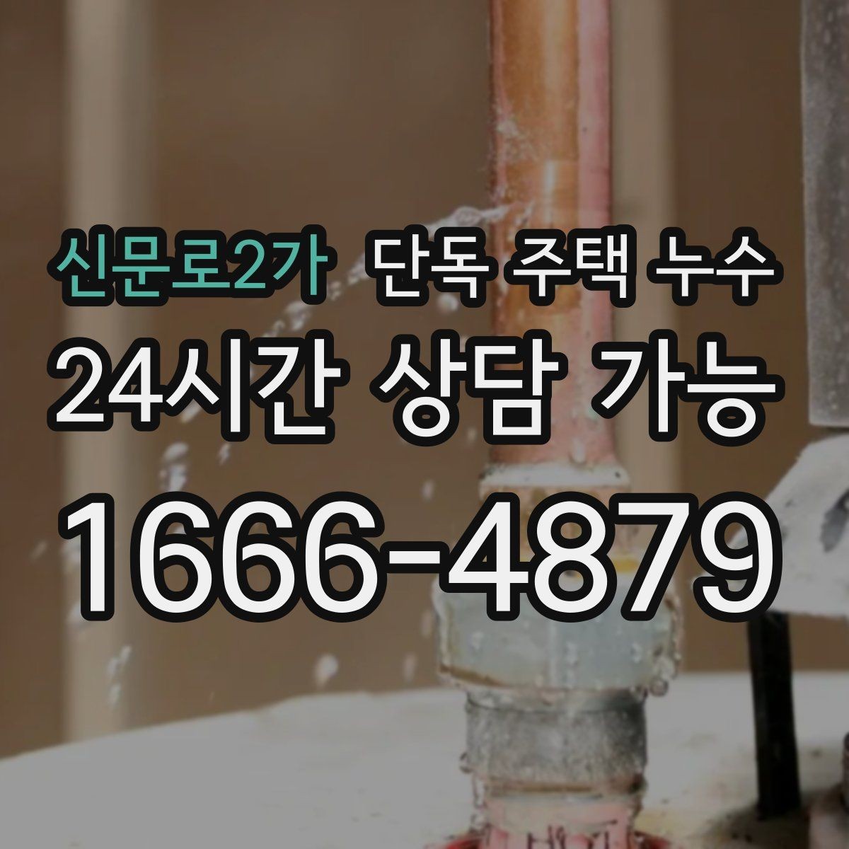 신문로2가 단독 주택 누수 원인 파악을 위한 증상 기록 방법