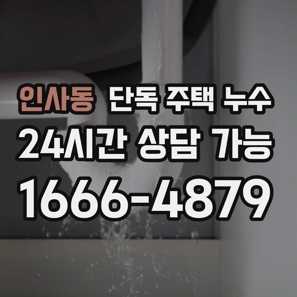 인사동 단독 주택 누수