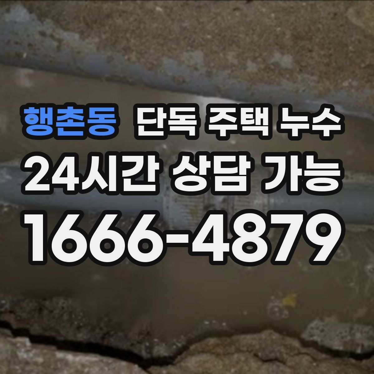 행촌동 단독 주택 누수