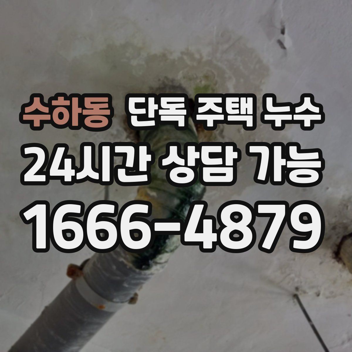 수하동 단독 주택 누수 바닥과 벽 경계가 젖는 경우 의심 포인트