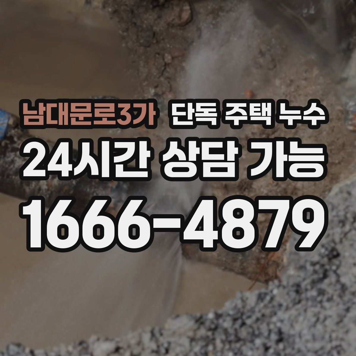 남대문로3가 단독 주택 누수