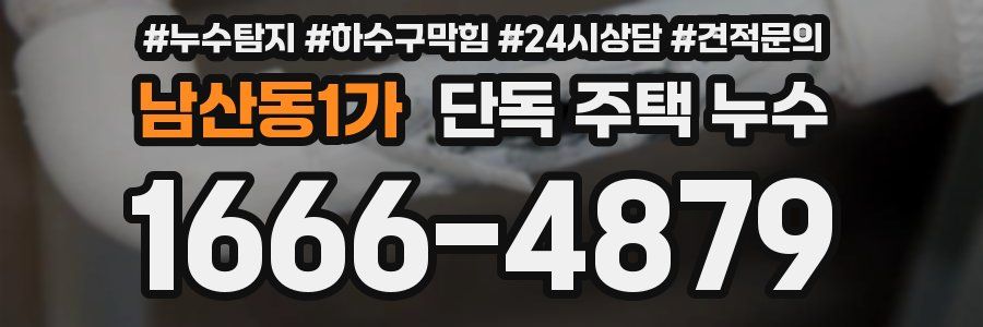 남산동1가 단독 주택 누수