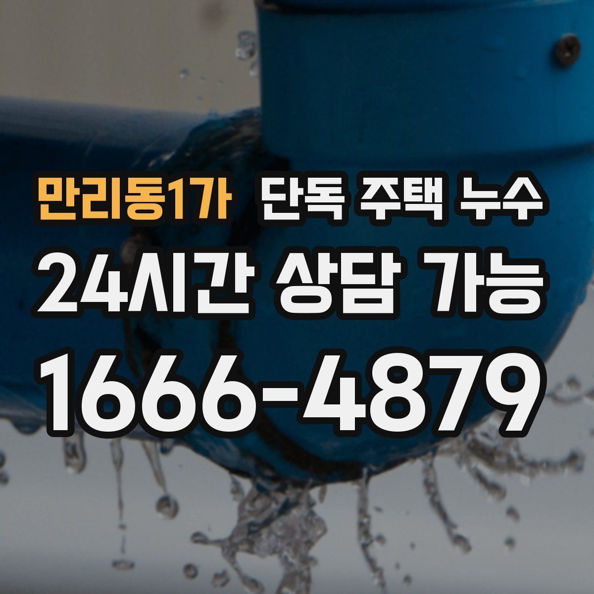 만리동1가 단독 주택 누수