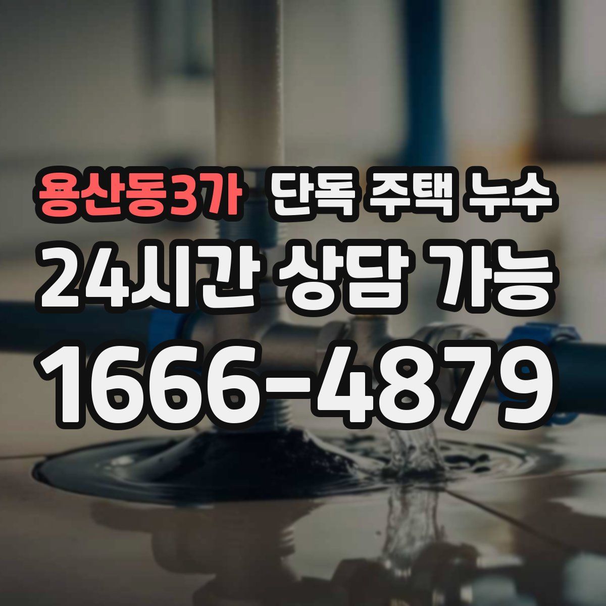 용산동3가 단독 주택 누수